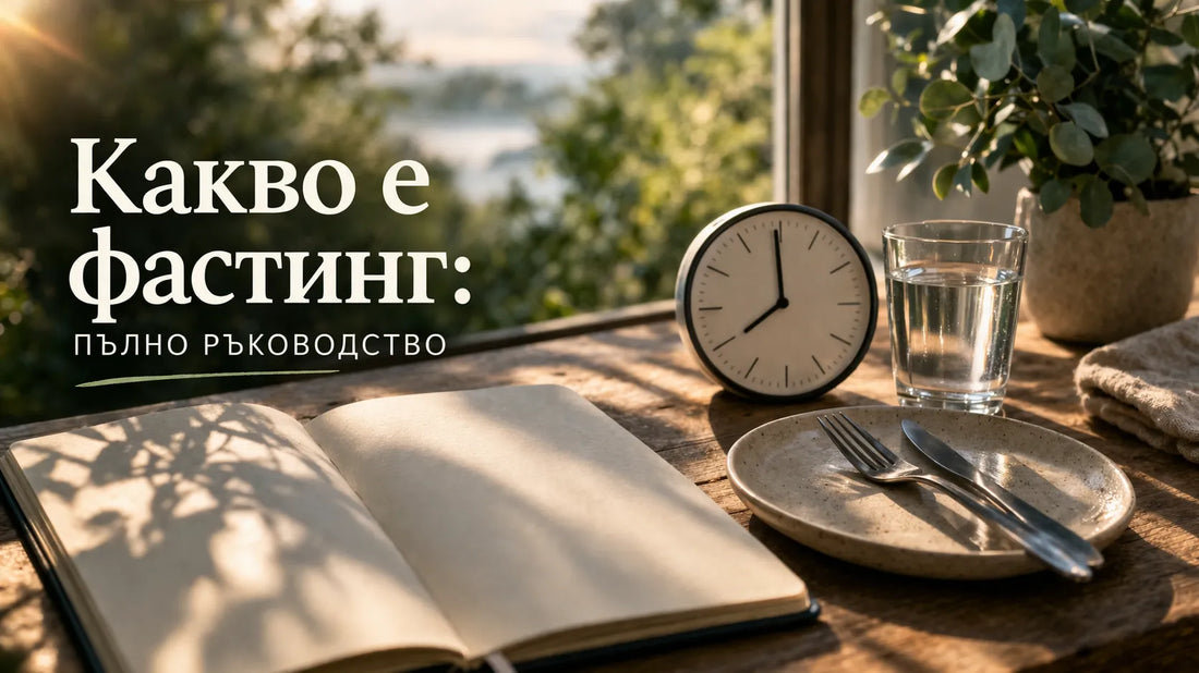 Книга, часовник и празна чиния - Какво е фастинг: пълно ръководство