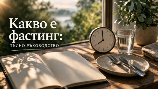 Книга, часовник и празна чиния - Какво е фастинг: пълно ръководство